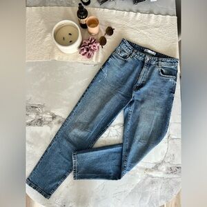Zara High Rise Straight Leg Jeans US 6